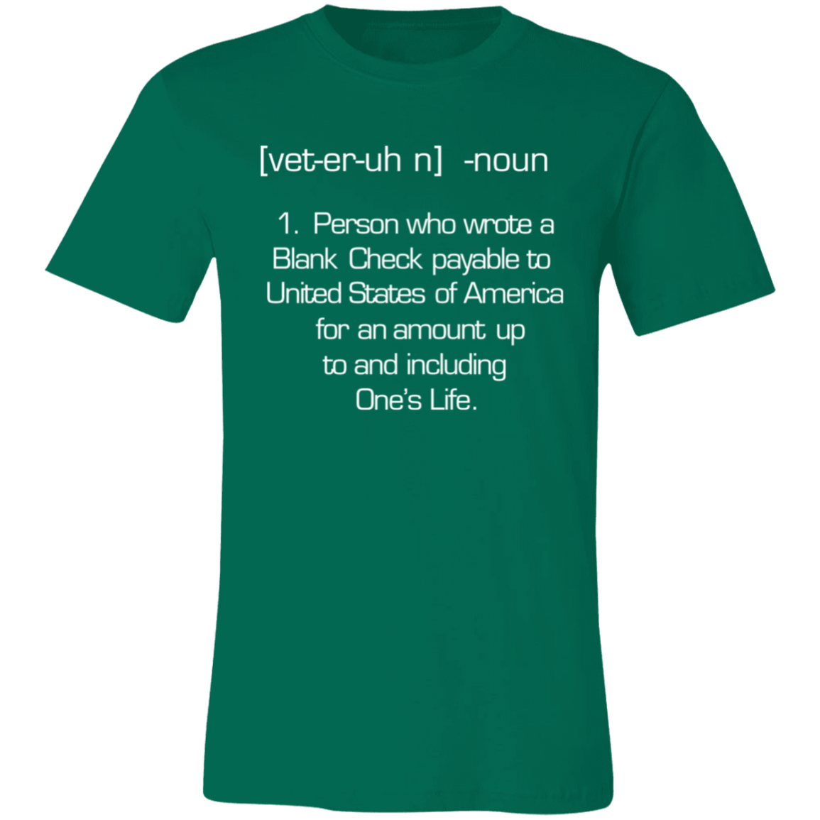 Short-Sleeve T-Shirt- Veteran