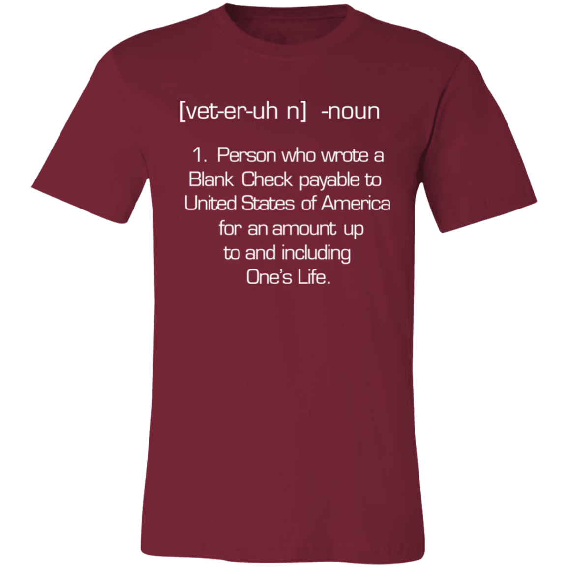 Short-Sleeve T-Shirt- Veteran