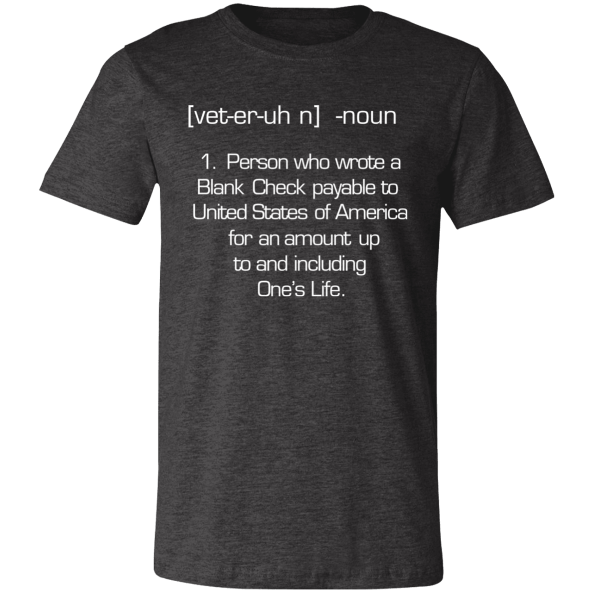 Short-Sleeve T-Shirt- Veteran