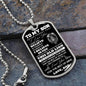To My Son- Never Forget This Old Lion Have Your Back- Love, Dad
