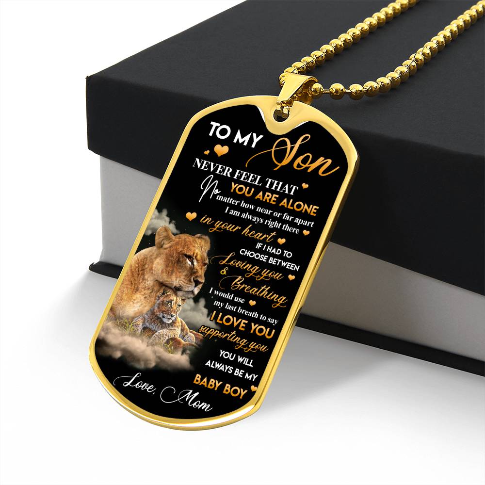 To My Son- Lion & Cub Never Feel U R Alone