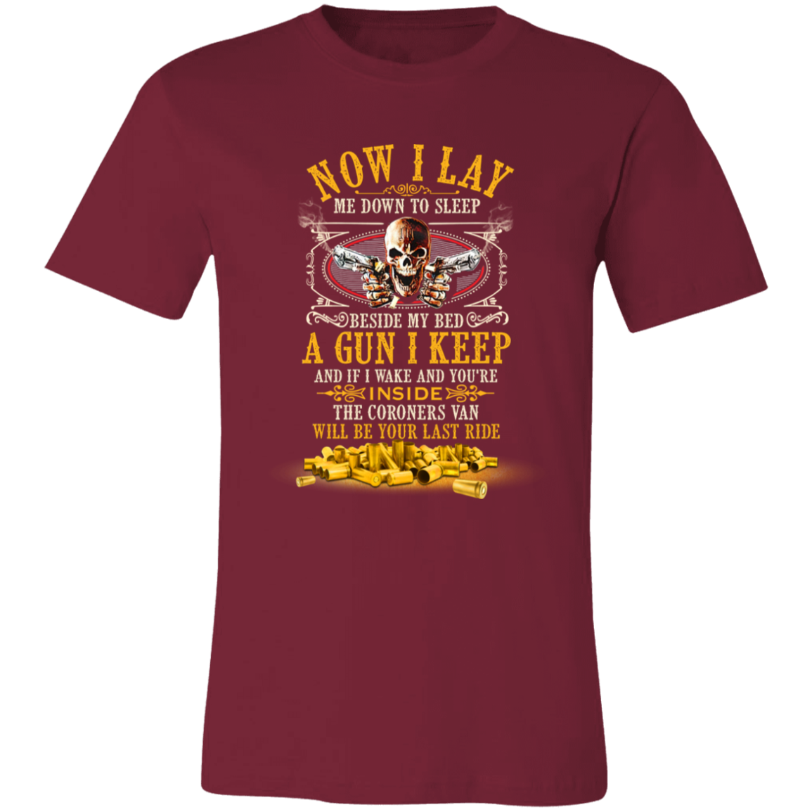 Short-Sleeve T-Shirt- NOW I LAY DOWN