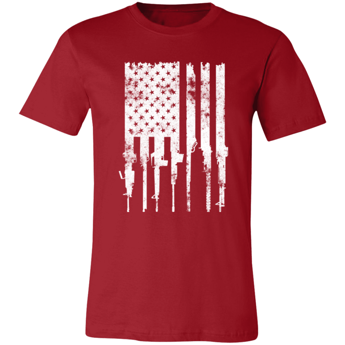 Short-Sleeve T-Shirt - Gun Flag