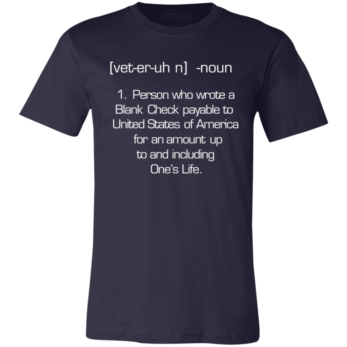 Short-Sleeve T-Shirt- Veteran