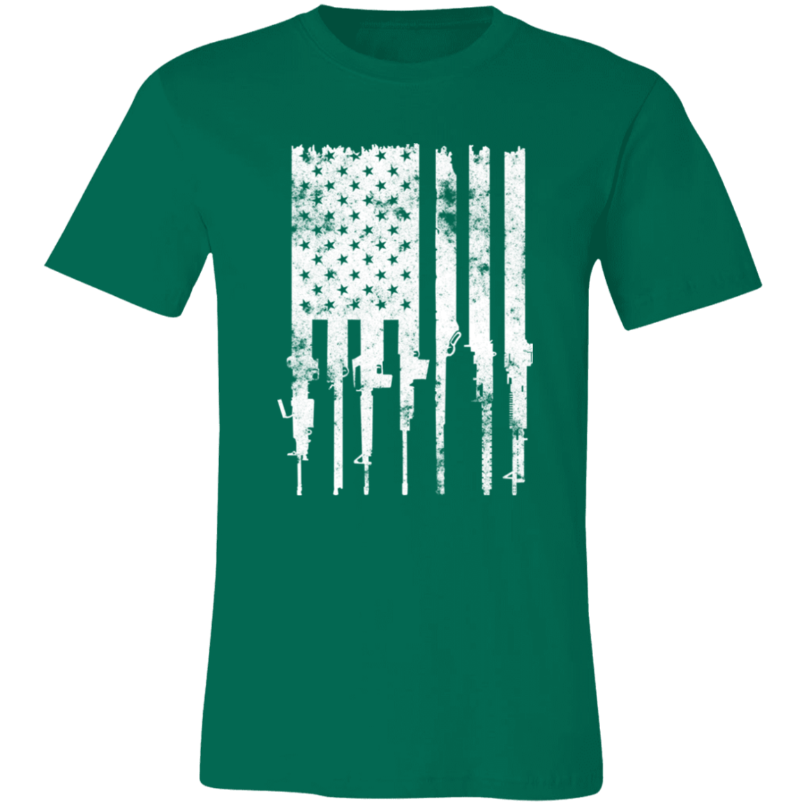 Short-Sleeve T-Shirt - Gun Flag