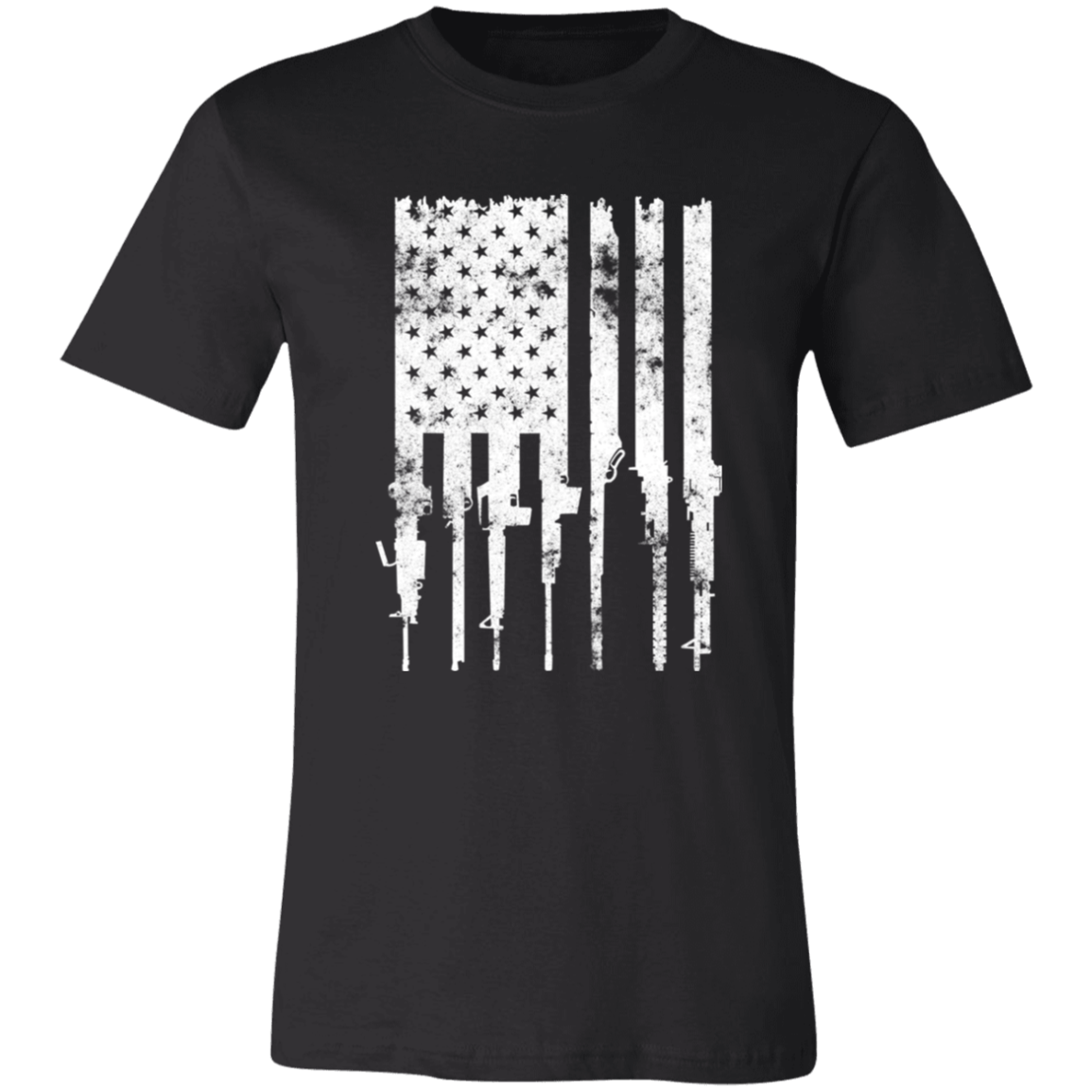 Short-Sleeve T-Shirt - Gun Flag