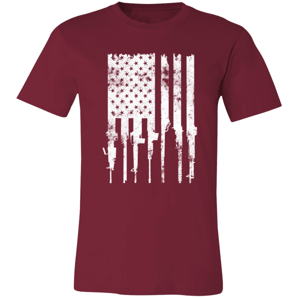 Short-Sleeve T-Shirt - Gun Flag