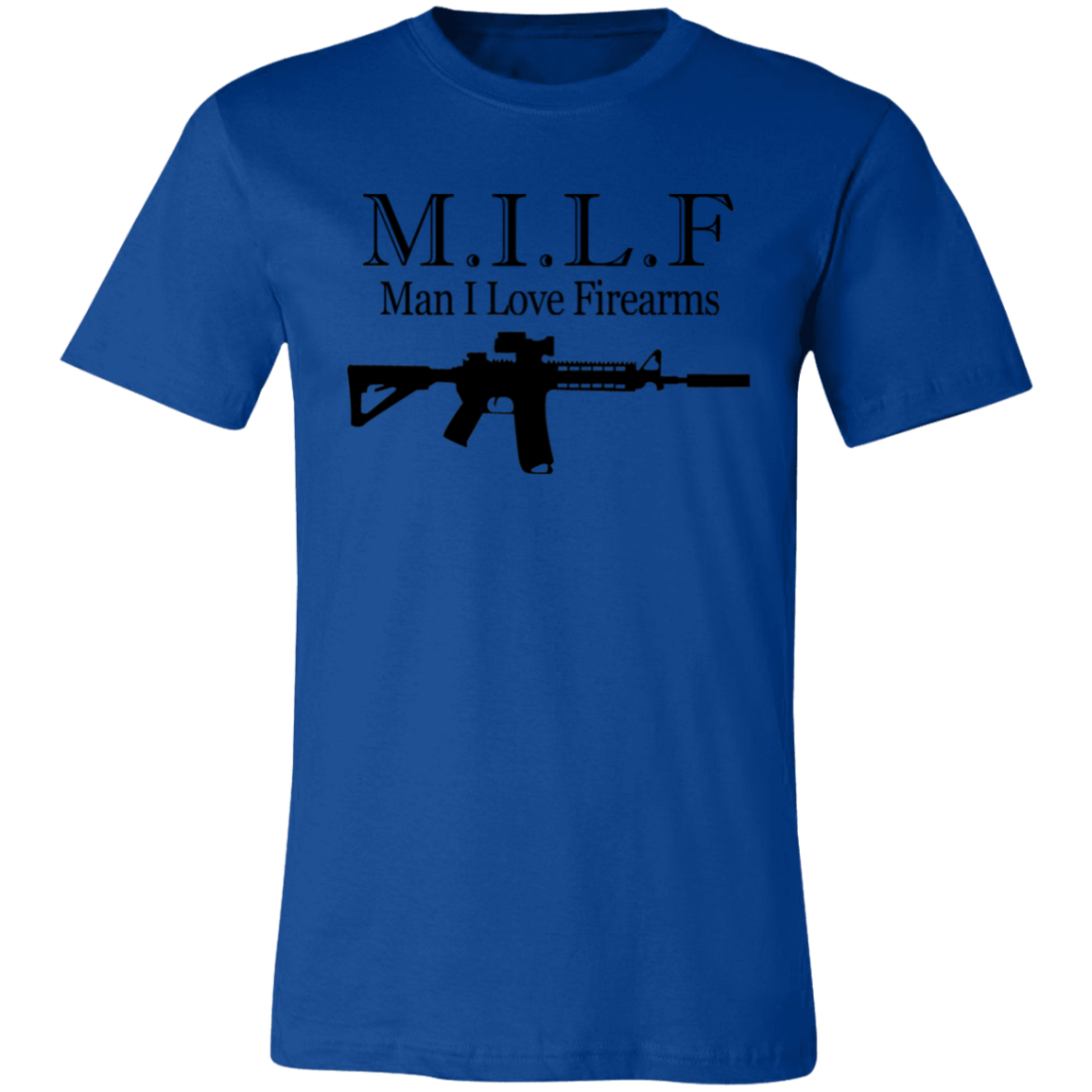 Short-Sleeve T-Shirt- I Love Firearms