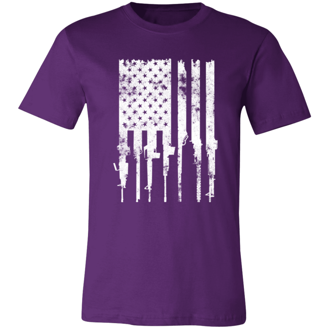 Short-Sleeve T-Shirt - Gun Flag