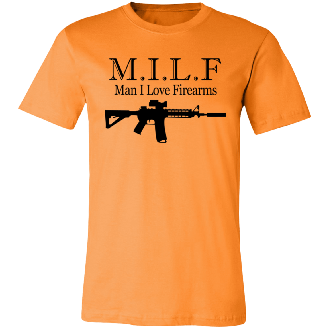 Short-Sleeve T-Shirt- I Love Firearms