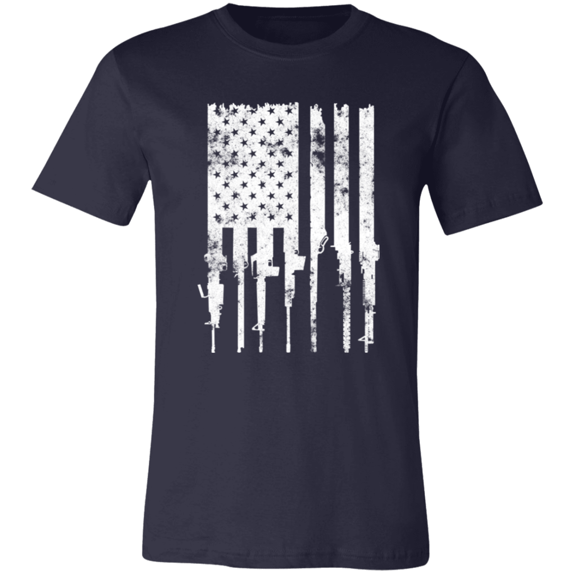 Short-Sleeve T-Shirt - Gun Flag