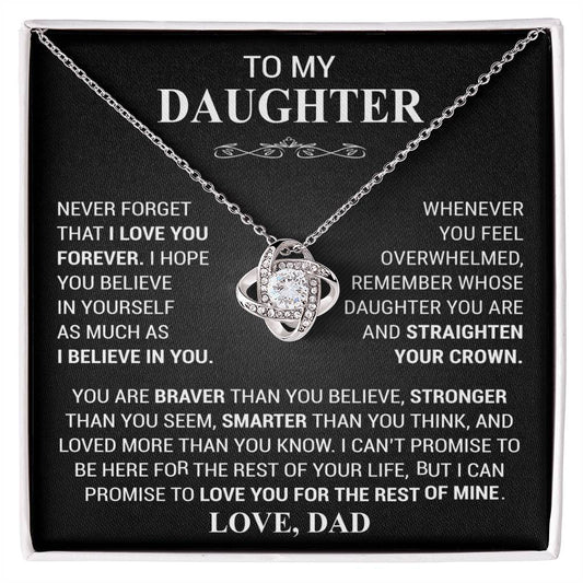 To My Daughter, Love Dad- Straighten Your Crown